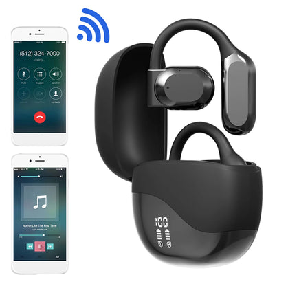 AI Translator Earbuds Bluetooth 5.4 Noise Cancelling Two-Way Voice Translator Ear Hook 144 Languages Translation Earphones