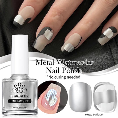 BORN PRETTY Cat Magnetic Gel Nail Polish 10ml Crystal Holographics Glass Bead Semi Permanent Soak Off UV LED Nail Art Manicure