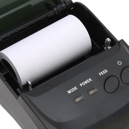 Thermal Printer 58mm 203DPI Accuracy 1500mAh Battery USB Interface Shipping Label Printer 90mm/s High Speed for Logistics