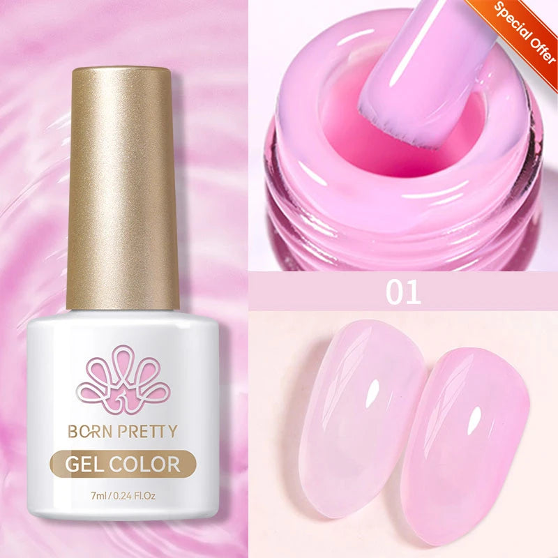 BORN PRETTY Cat Magnetic Gel Nail Polish 10ml Crystal Holographics Glass Bead Semi Permanent Soak Off UV LED Nail Art Manicure