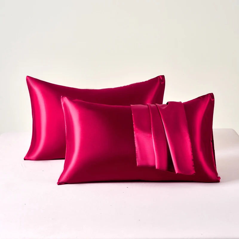 Satin Pillow cover (set of 2 Soft Breathable, Smooth Pillow Covers)