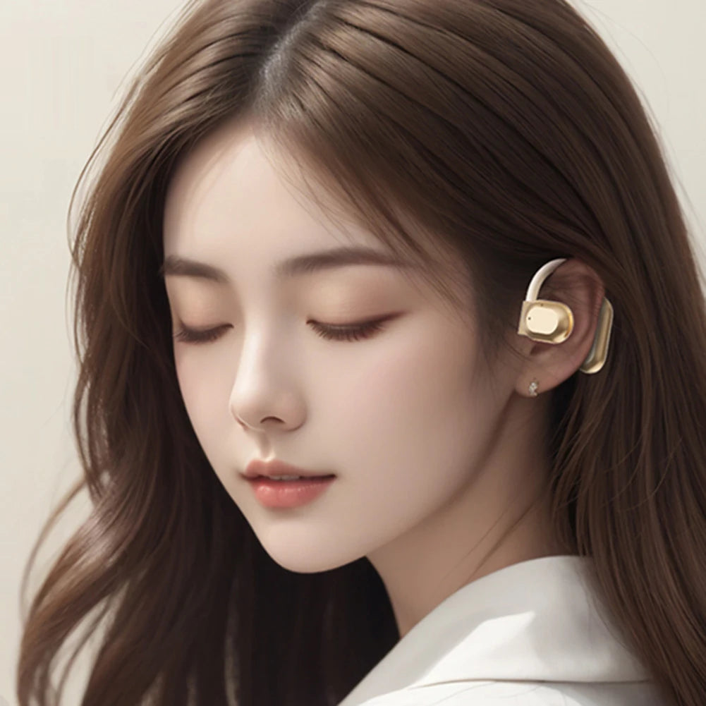 AI Translator Earbuds Bluetooth 5.4 Noise Cancelling Two-Way Voice Translator Ear Hook 144 Languages Translation Earphones