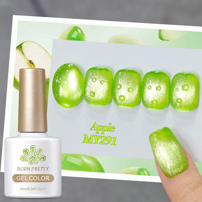 BORN PRETTY Cat Magnetic Gel Nail Polish 10ml Crystal Holographics Glass Bead Semi Permanent Soak Off UV LED Nail Art Manicure