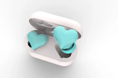 New heartbuds love earphones heart-shaped earphones cute girls wireless bluetooth earphones with colorful lights ear buds