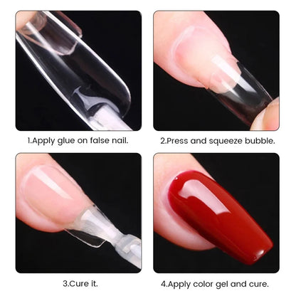 550pcs of full cover Soft Gel Nail Tips previously sanded - Long/Medium/Short Almond, Stiletto, OVAL, and Coffin shape. Perfect for professional nail extensions, self nails and press on nails.