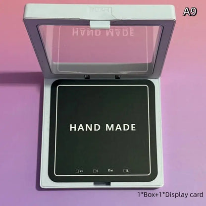 False Nails Display Cards Storage Box Personality Fluorescent Color False Nail Tips Manicure Tools Art Supplies