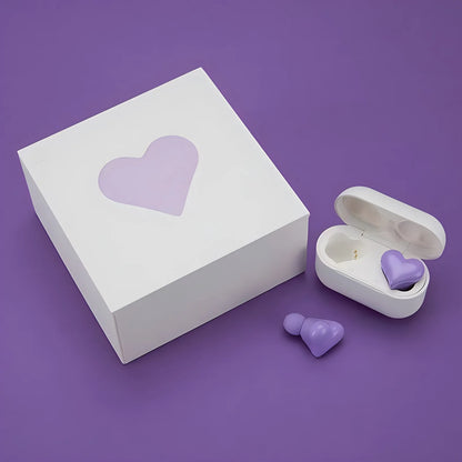Bluetooth 5.3 Wireless Headphones Heart Shaped Earphones Woman HiFi Music Heart Earbuds Headset Fashion High Quality Girl Gifts