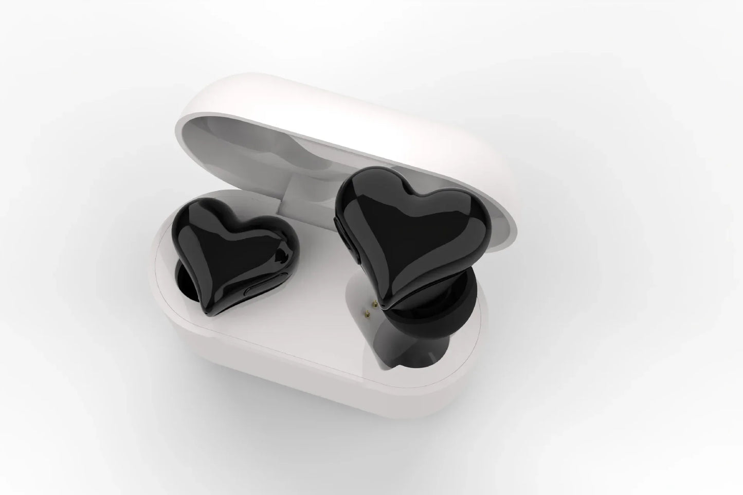 New heartbuds love earphones heart-shaped earphones cute girls wireless bluetooth earphones with colorful lights ear buds