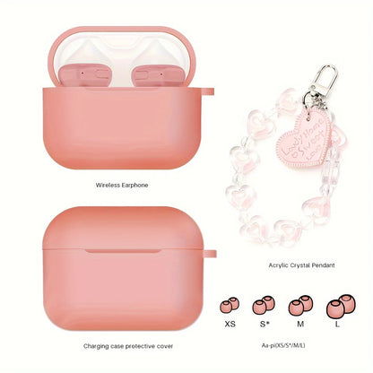 New Bluetooth headphones, Cute, wireless for sports included with a smart noise cancelling. A favorite gift for pretty girls