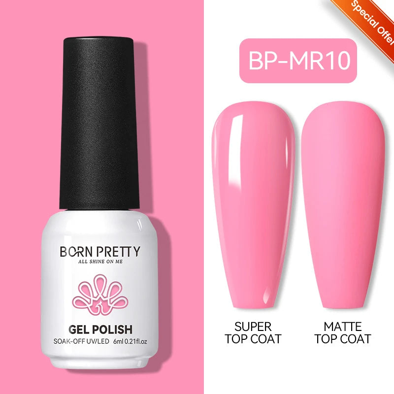 BORN PRETTY Cat Magnetic Gel Nail Polish 10ml Crystal Holographics Glass Bead Semi Permanent Soak Off UV LED Nail Art Manicure