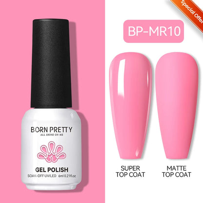 BORN PRETTY Cat Magnetic Gel Nail Polish 10ml Crystal Holographics Glass Bead Semi Permanent Soak Off UV LED Nail Art Manicure