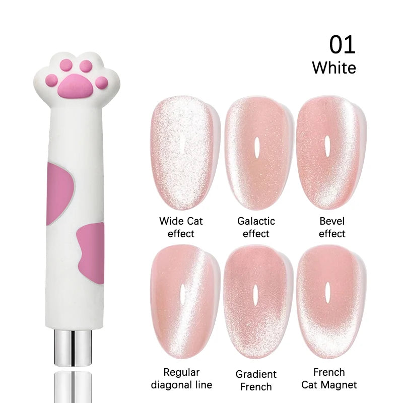 BORN PRETTY Cat Magnetic Gel Nail Polish 10ml Crystal Holographics Glass Bead Semi Permanent Soak Off UV LED Nail Art Manicure