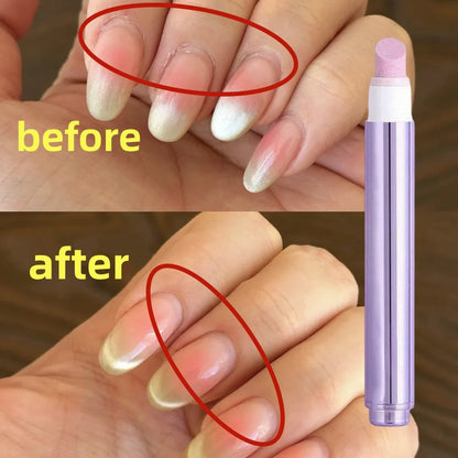 1pc 2-in-1 Ceramic Tip Cuticle Pusher Nail Pen Dead Skin & Cuticle Remover Pen Care Oil Pen for Hangnails Dry&Damaged Nails Tool