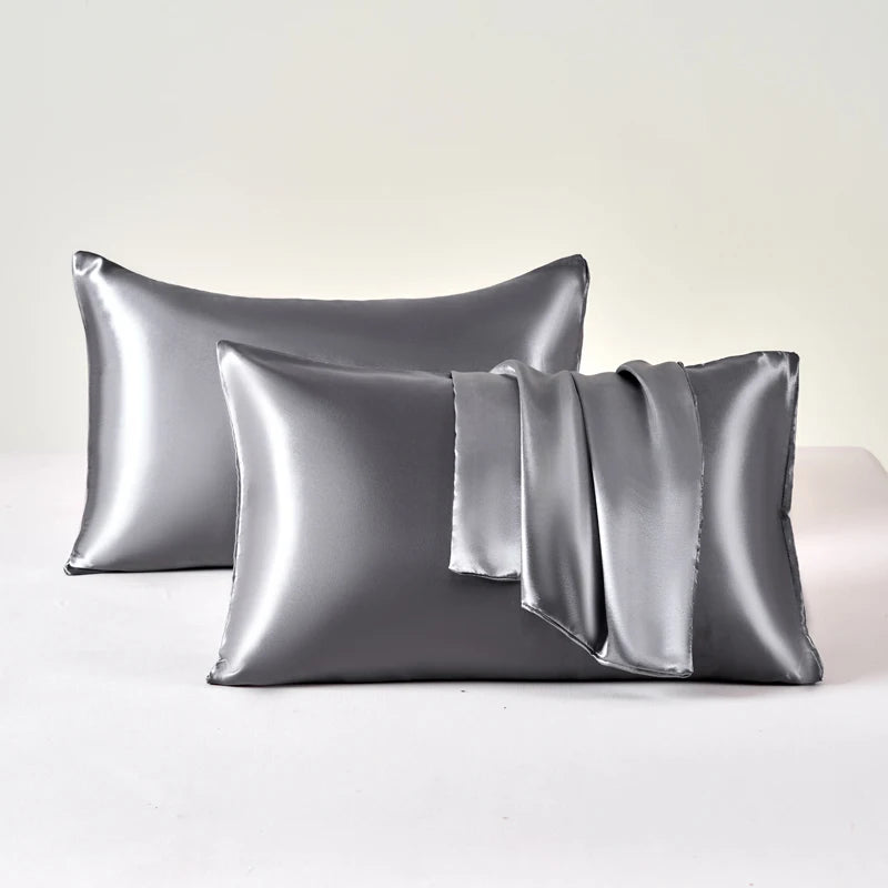 Satin Pillow cover (set of 2 Soft Breathable, Smooth Pillow Covers)