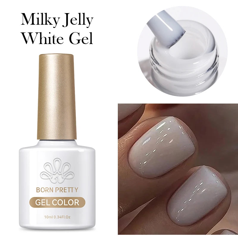 BORN PRETTY Cat Magnetic Gel Nail Polish 10ml Crystal Holographics Glass Bead Semi Permanent Soak Off UV LED Nail Art Manicure