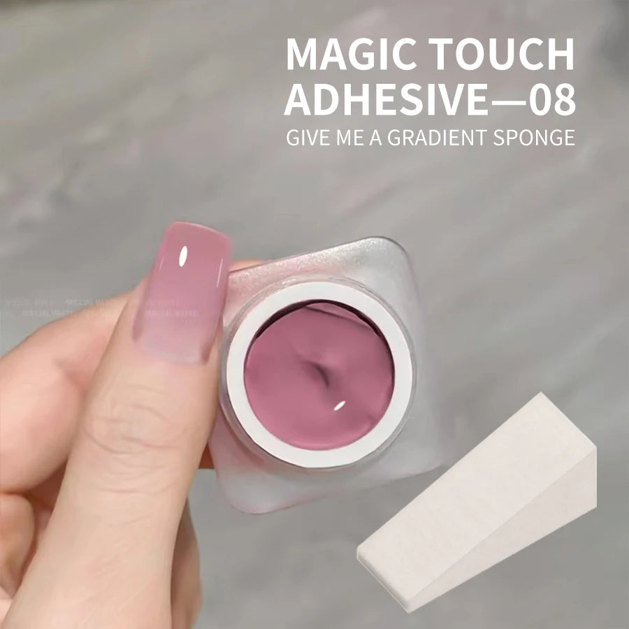 20 Colors Pat Painting Gel Nail Polish Set With Sponge Gradient Semi Permanent Soak Off UV LED Nail Art Gel Varnishes For Nails