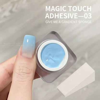 20 Colors Pat Painting Gel Nail Polish Set With Sponge Gradient Semi Permanent Soak Off UV LED Nail Art Gel Varnishes For Nails