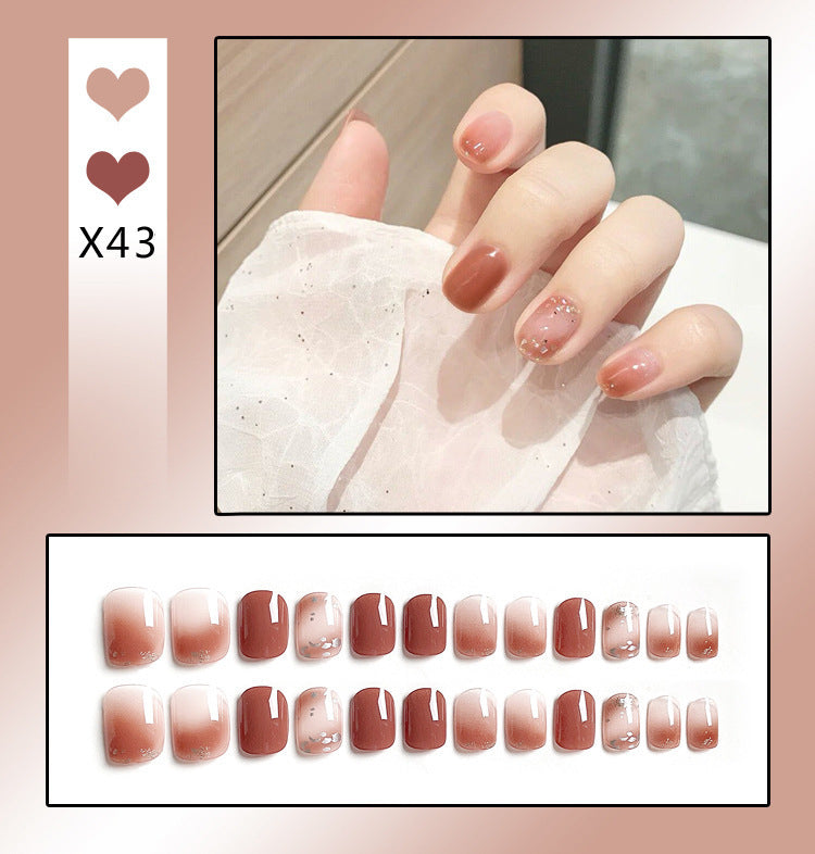 Press on Nails (24 pcs)with beautiful designs easy to apply