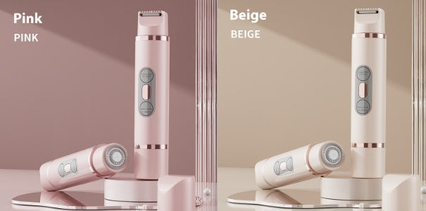 Dual-Head Electric Shaver Painless Women's Epilator for Bikini area and other places as Underarm Facial Lips Leg