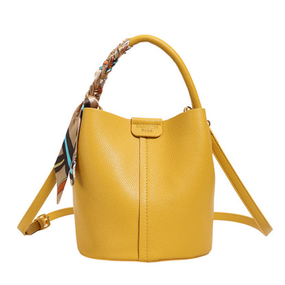 Korean Style Hand or shoulder elegant bag with scarf