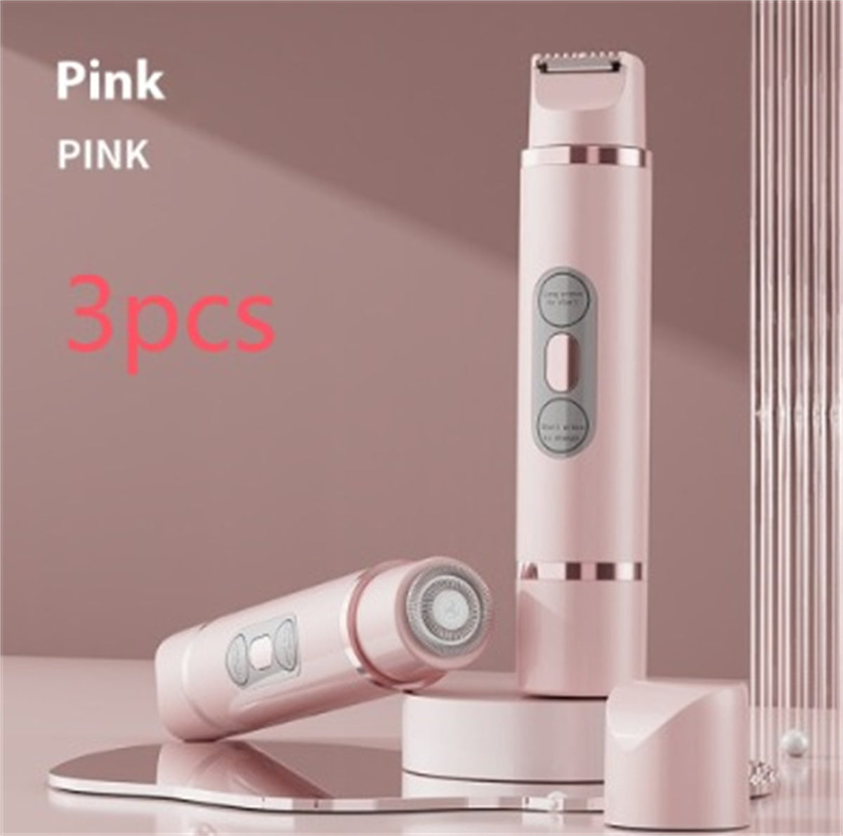 Dual-Head Electric Shaver Painless Women's Epilator for Bikini area and other places as Underarm Facial Lips Leg