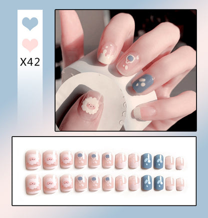 Press on Nails (24 pcs)with beautiful designs easy to apply